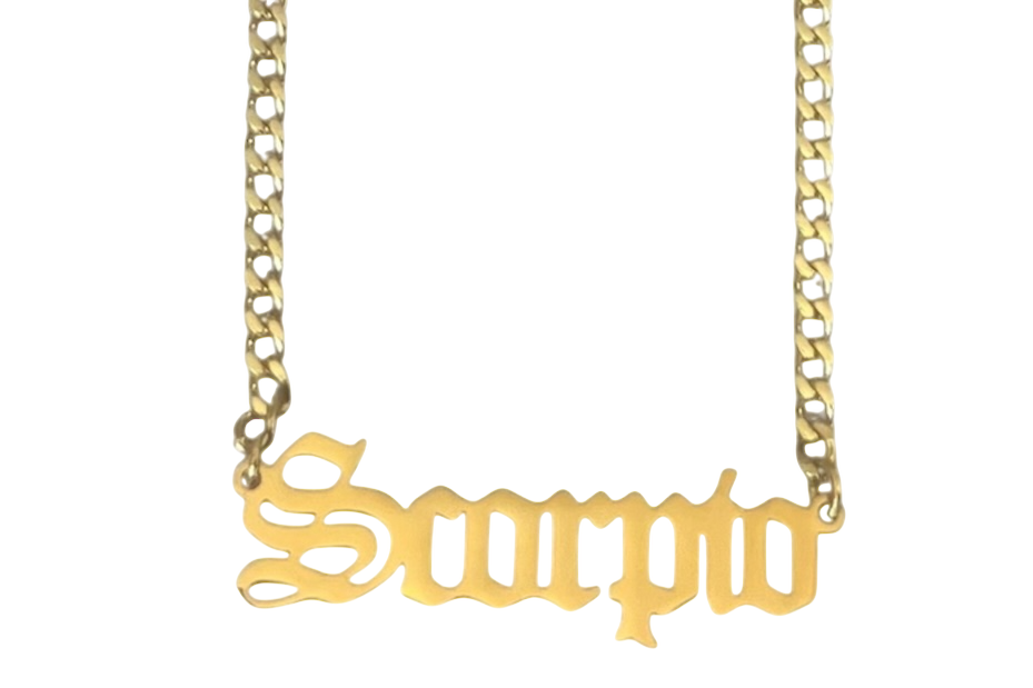 Horoscope Name Tag