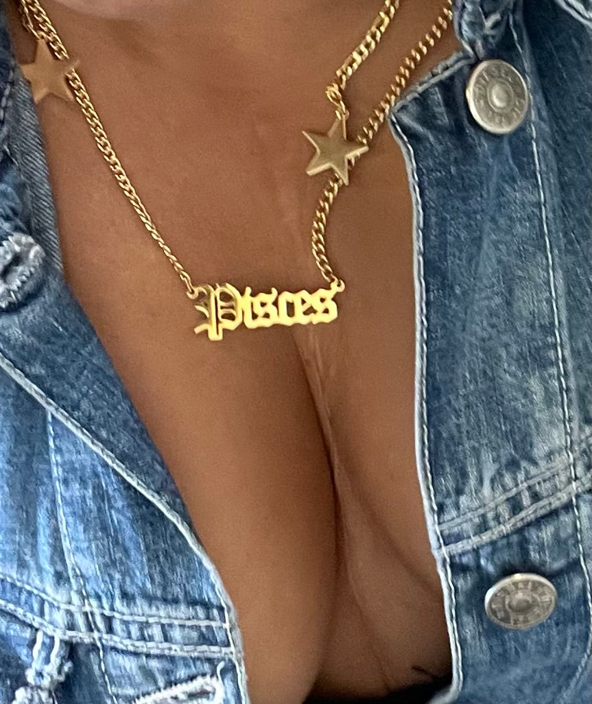 Horoscope Name Tag