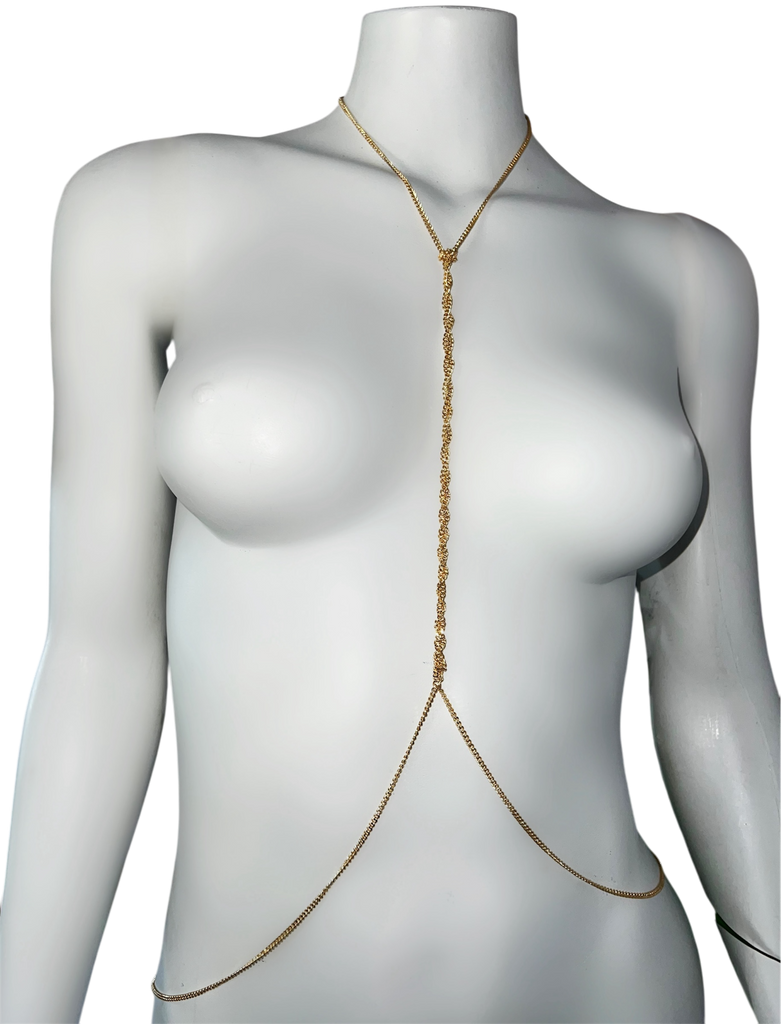 Star Chest Body Chain