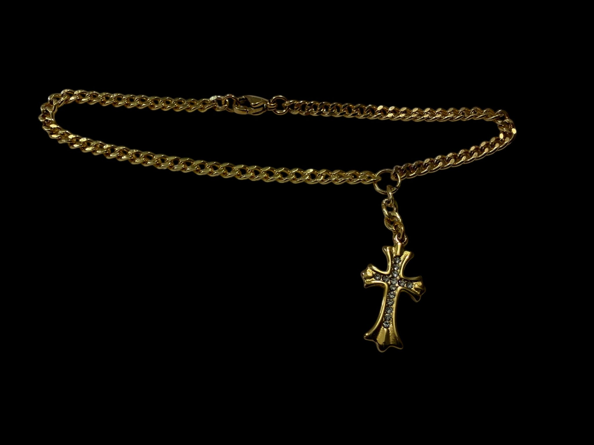 Jesus Love Cross Bracelet or Anklet